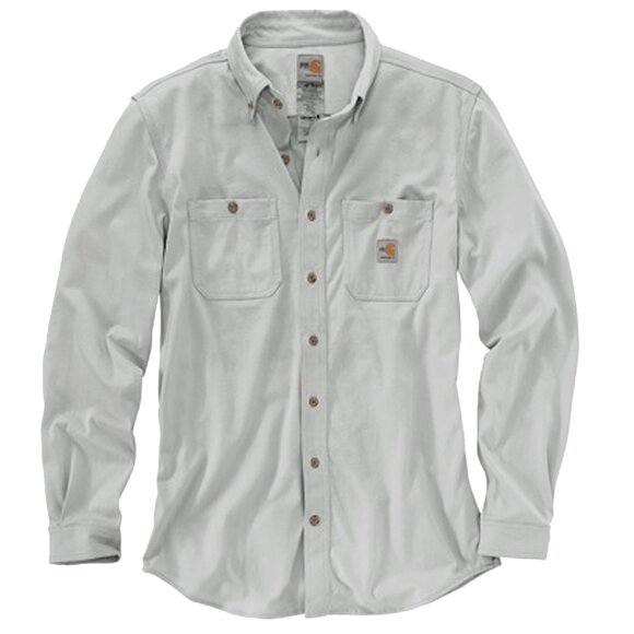 NEW $120 Carhartt FR Flame Resistant Force Cotton Hybrid Shirt!Gray101698
